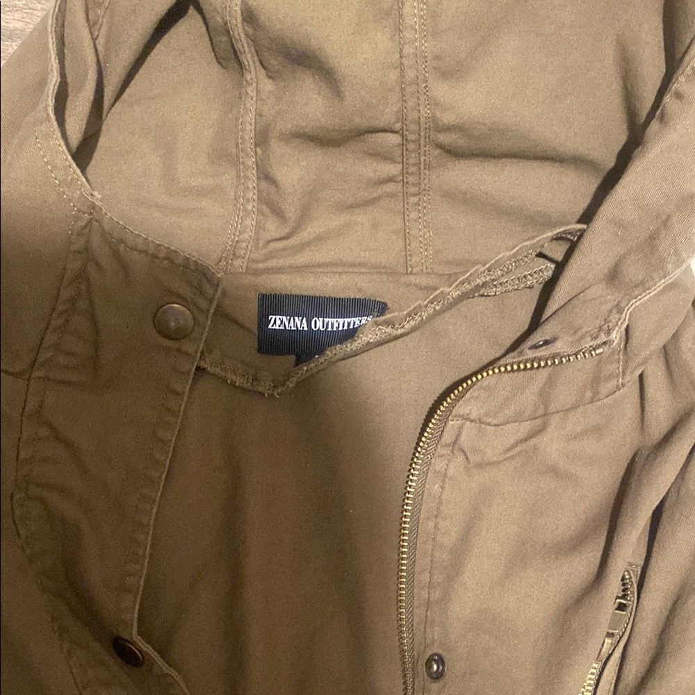 Zenana Outfitters Khaki Jacket